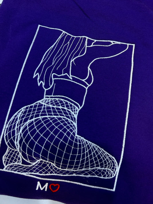 Sexy – Line Art embroidery – Hímzőstore