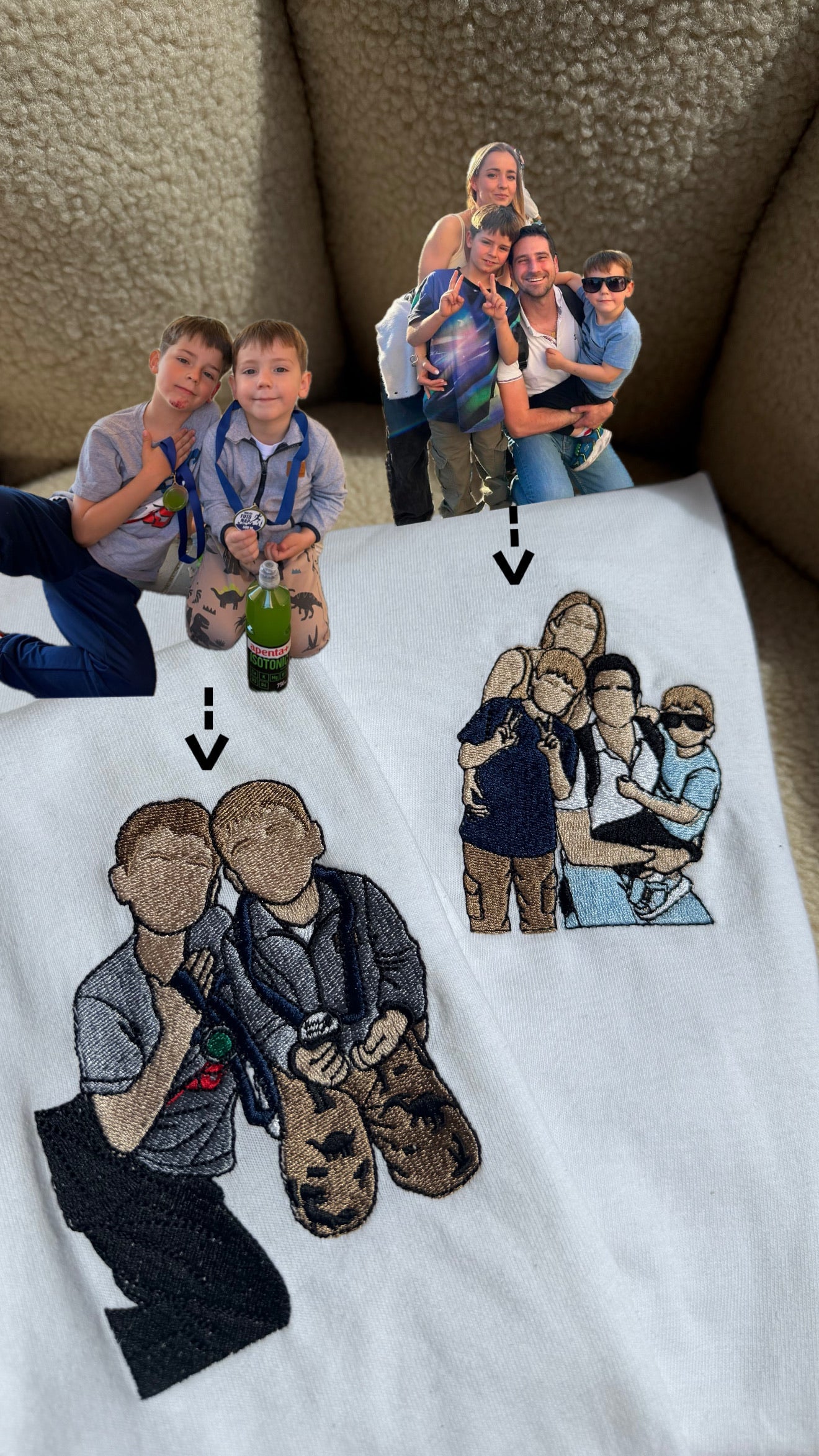 Photo embroidery in color