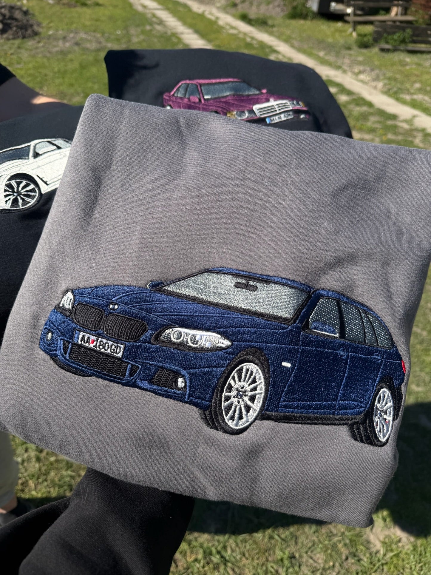 Custom car embroidery