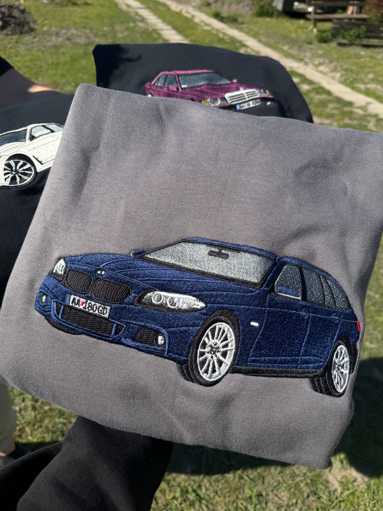 Custom car embroidery