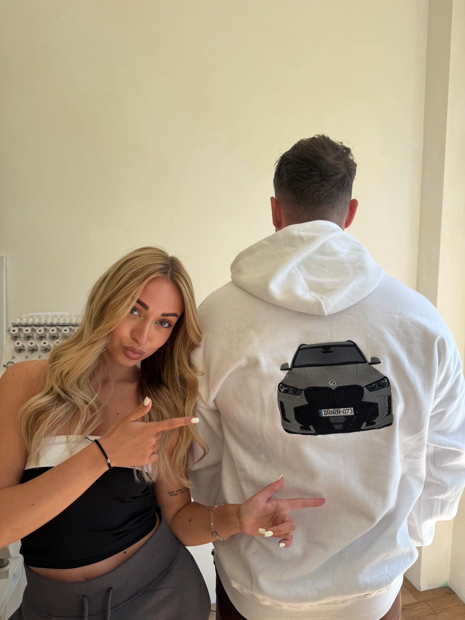 Custom car embroidery