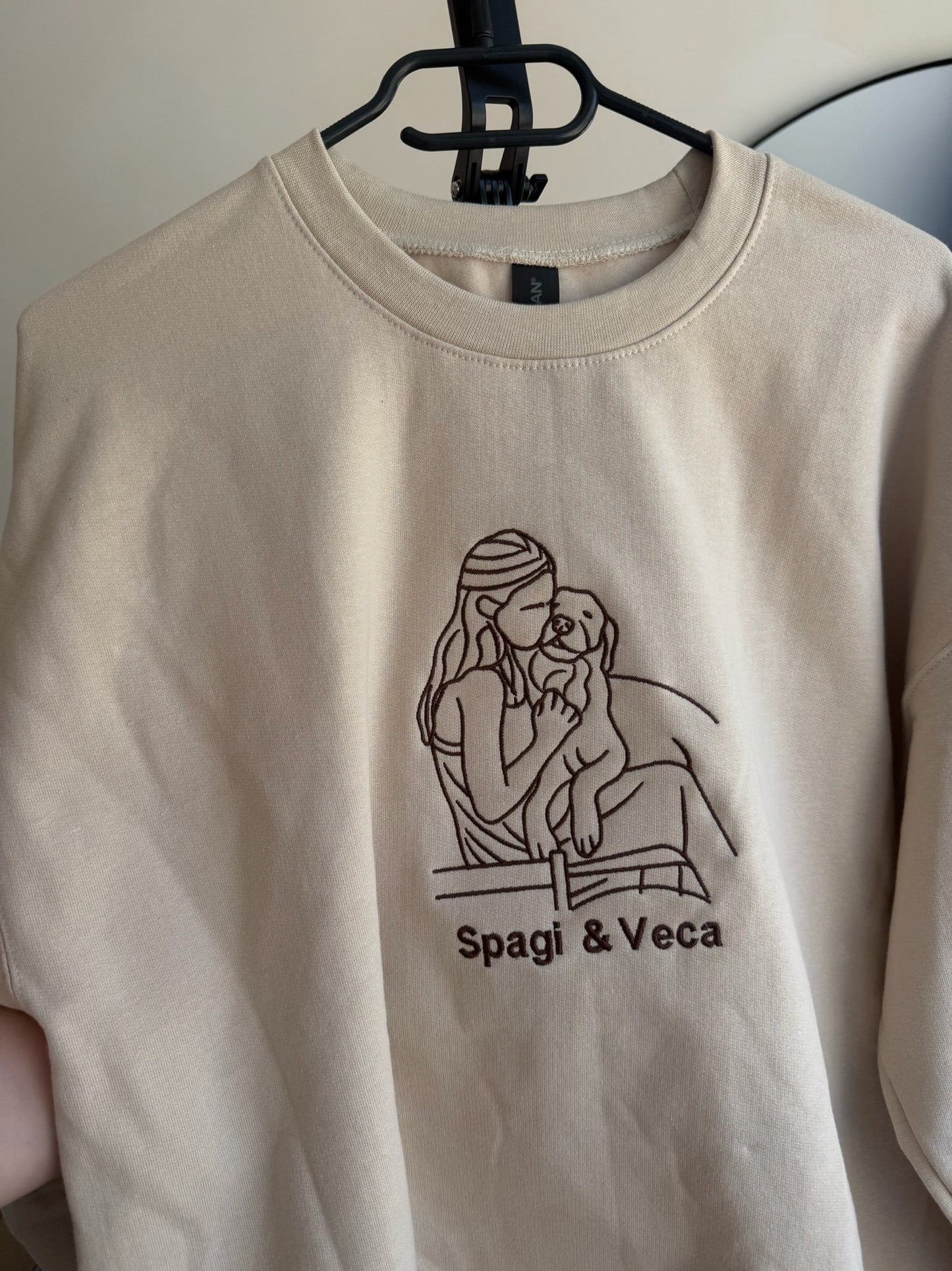 Linková výšivka páru
