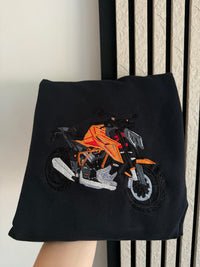Custom motorcycle embroidery