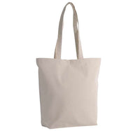 Embroidered organic tote bag
