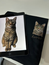 Pet embroidery with name
