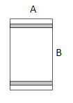 How to measure: A length, B width