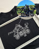 Auto / motorka / traktor / kamion – linková kresba