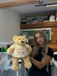 Plush toy embroidery